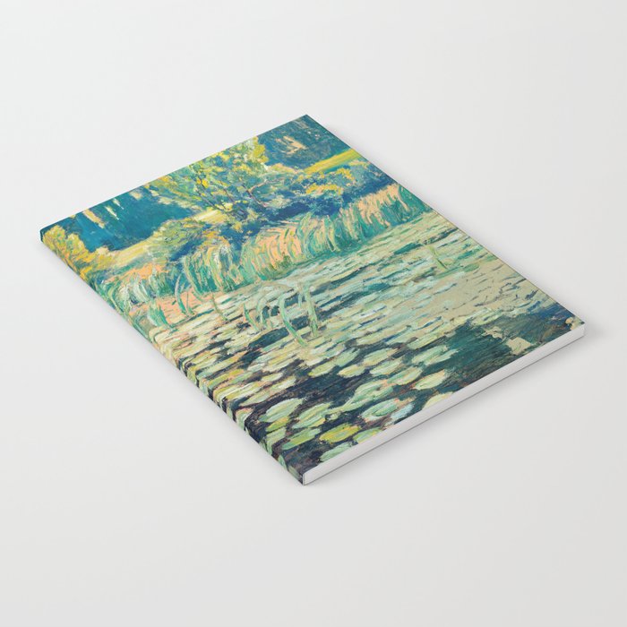 Landscape with lily pond Notebook Gallery Image 2