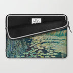 Landscape with lily pond Laptop Sleeve Gallery Image 2