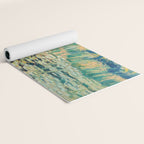 Landscape with lily pond Yoga Mat Gallery Image 2