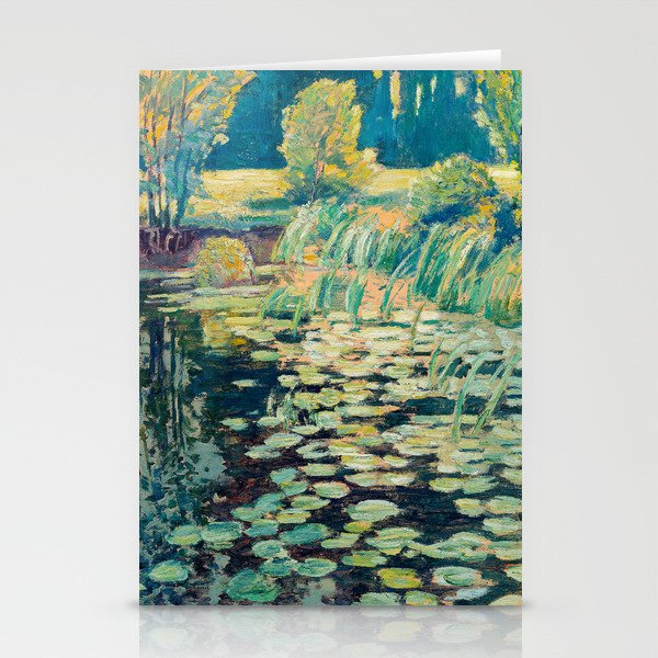 Landscape with lily pond Stationery Card Gallery Image 2