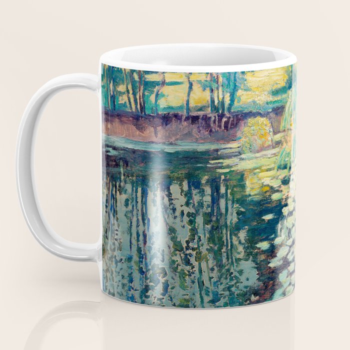 Landscape with lily pond Coffee Mug Gallery Image 3