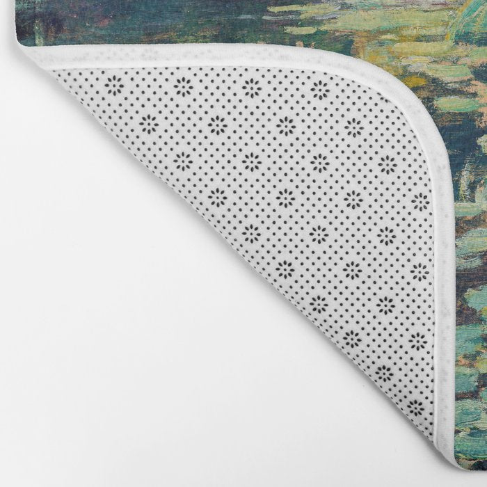 Landscape with lily pond Bath Mat Gallery Image 2