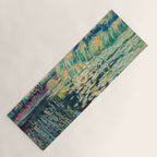 Landscape with lily pond Yoga Mat Gallery Image 1