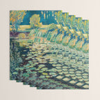 Landscape with lily pond Wrapping Paper Gallery Image 3