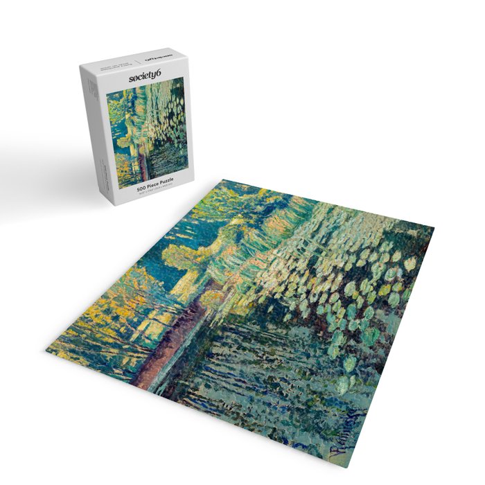 Landscape with lily pond Jigsaw Puzzle Gallery Image 2