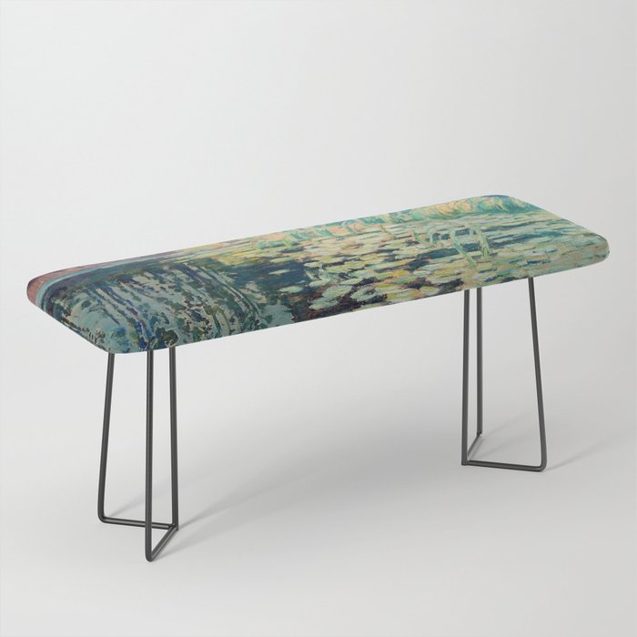 Landscape with lily pond Bench Gallery Image 1