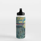 Landscape with lily pond Water Bottle Gallery Image 3