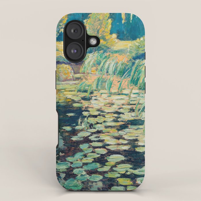 Landscape with lily pond iPhone Case Gallery Image 1