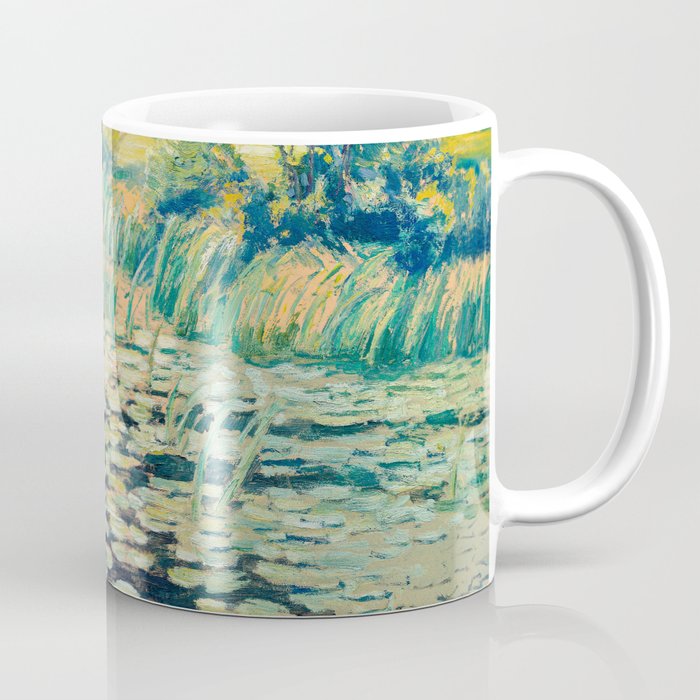 Landscape with lily pond Coffee Mug Gallery Image 1