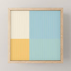 Color Block Line Abstract III Coastal Beachy Mini Art Print Gallery Image 1