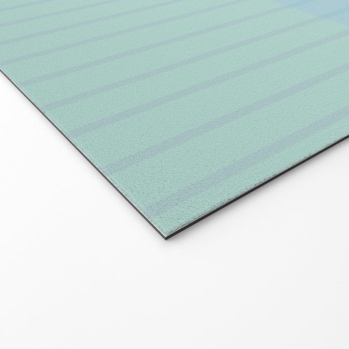 Color Block Line Abstract III Coastal Beachy Welcome Mat Gallery Image 2