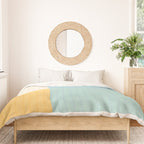 Color Block Line Abstract III Coastal Beachy Duvet Cover Gallery Image 3