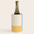 Color Block Line Abstract III Coastal Beachy Wine Chiller Gallery Image 2
