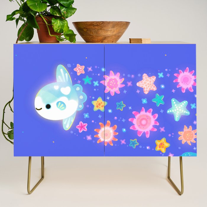 Sun and star Credenza Gallery Image 1