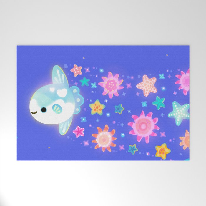 Sun and star Welcome Mat Gallery Image 1