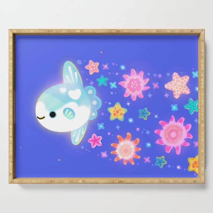Sun and star Serving Tray Gallery Image 1