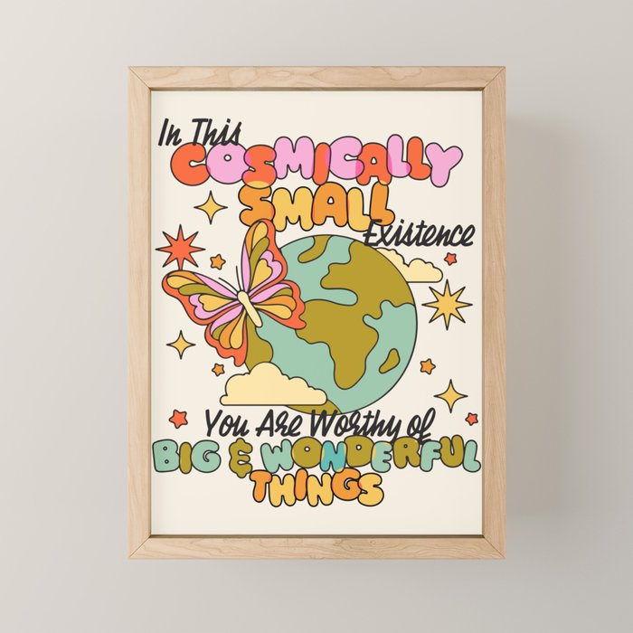 Cosmically Small Mini Art Print Gallery Image 1