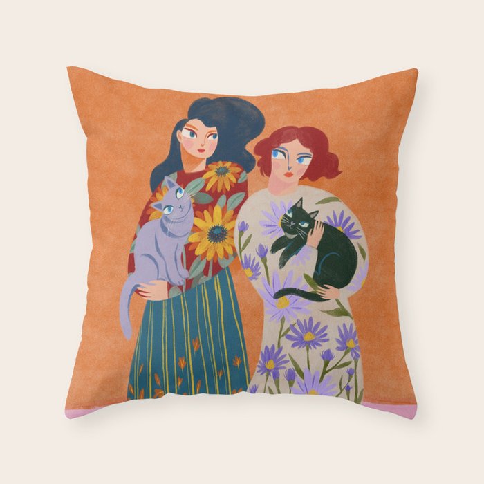 Autumn of Remembrance Throw Pillow Gallery Image 1