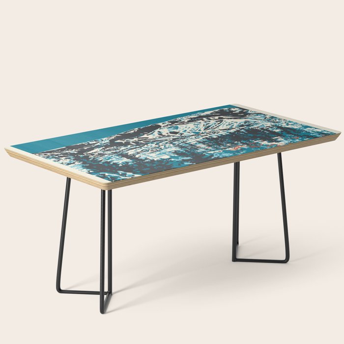 Park City Vintage Ski Poster Coffee Table Gallery Image 1
