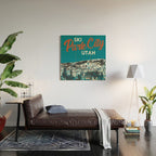 Park City Vintage Ski Poster Wood Wall Art Gallery Image 2