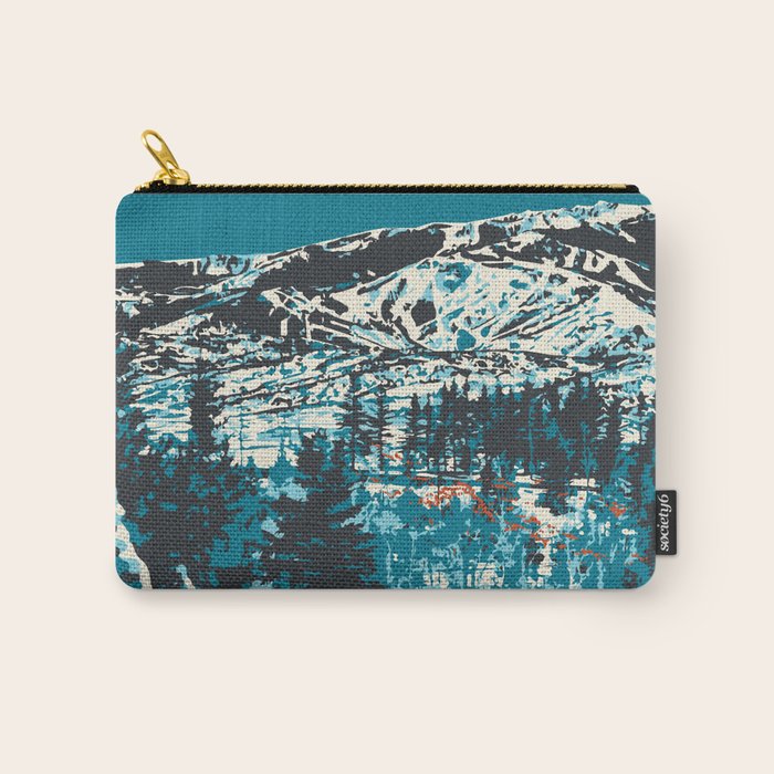 Park City Vintage Ski Poster Carry All Pouch Gallery Image 1
