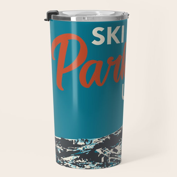 Park City Vintage Ski Poster Travel Mug Gallery Image 3