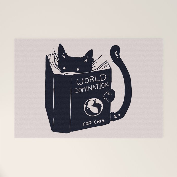 World Domination For Cats Welcome Mat Gallery Image 1