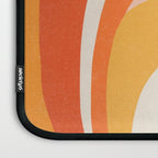 Bold Pink and Orange Groovy Swirl Abstract Pattern 70s Laptop Sleeve Gallery Image 3