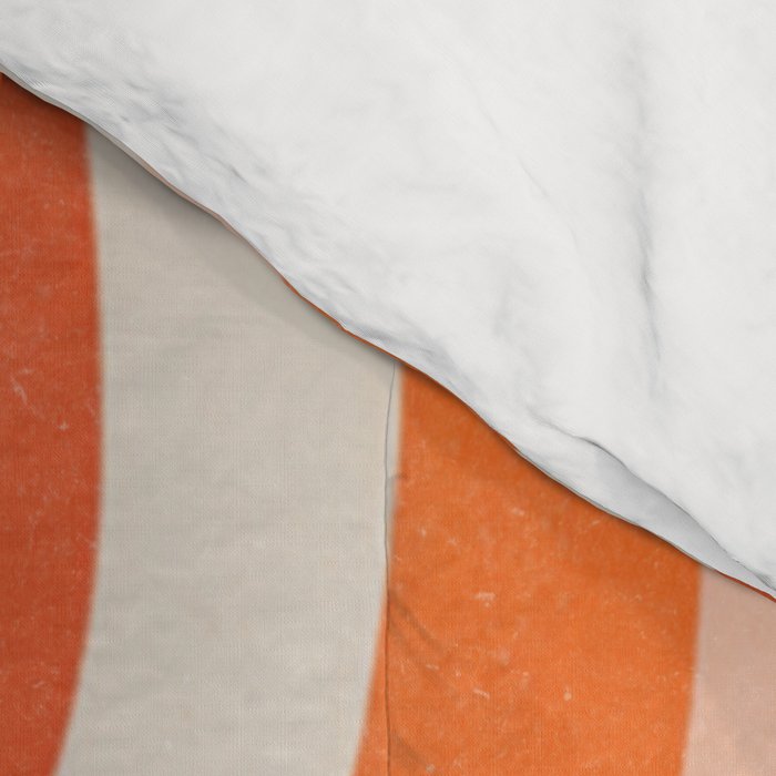 Bold Pink and Orange Groovy Swirl Abstract Pattern 70s Comforter Gallery Image 4