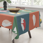 Sushi Cat 2x2 Tablecloth Gallery Image 3