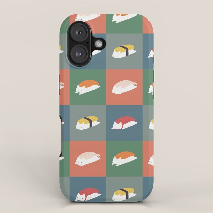 Sushi Cat 2x2 iPhone Case Gallery Image 1