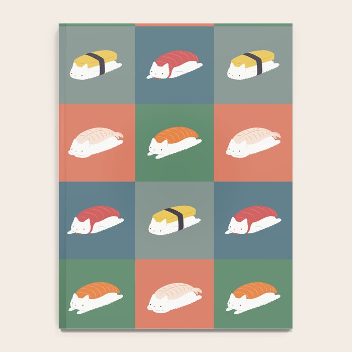 Sushi Cat 2x2 Notebook Gallery Image 4