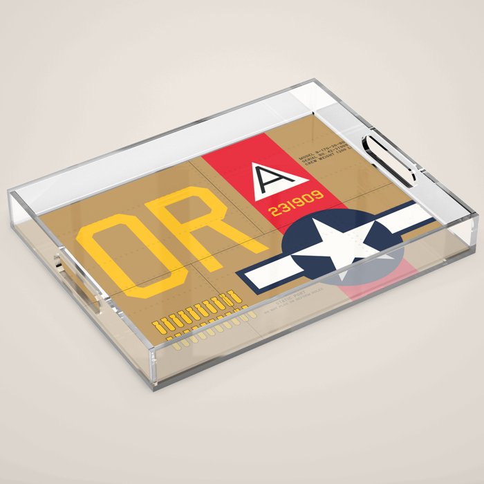 Aircraft Markings - USA B-17 Acrylic Tray Gallery Image 1