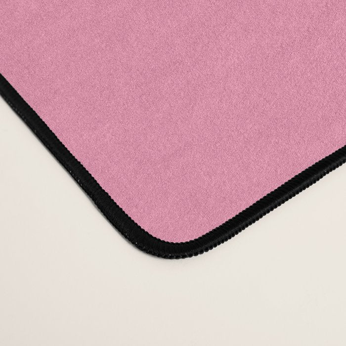 Mid Century Modern Retro Abstract Minimalist Pink Piquet Pattern Desk Mat Gallery Image 4