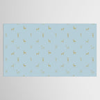 Christmas reindeer animal doodle art pattern Tablecloth Gallery Image 2