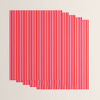 bougie pink red stripe Wrapping Paper Gallery Image 3
