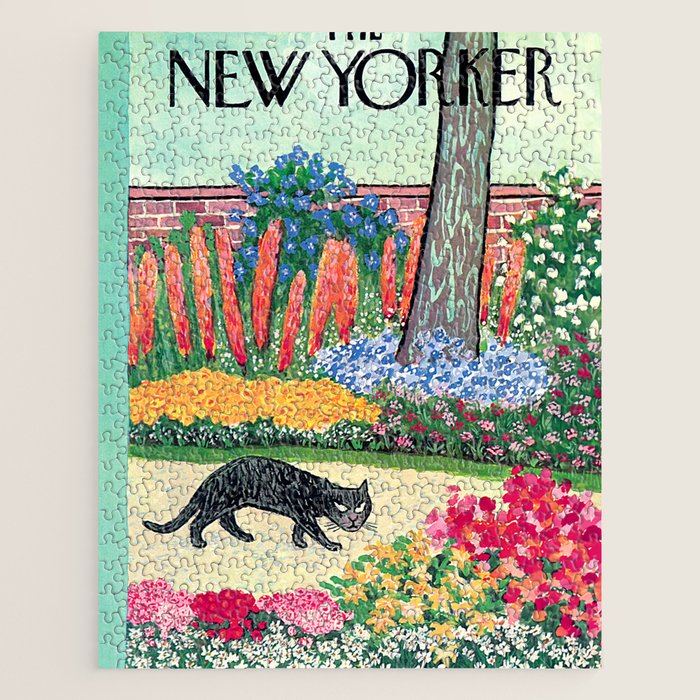 The New Yorker - Black Cat Jigsaw Puzzle Gallery Image 1