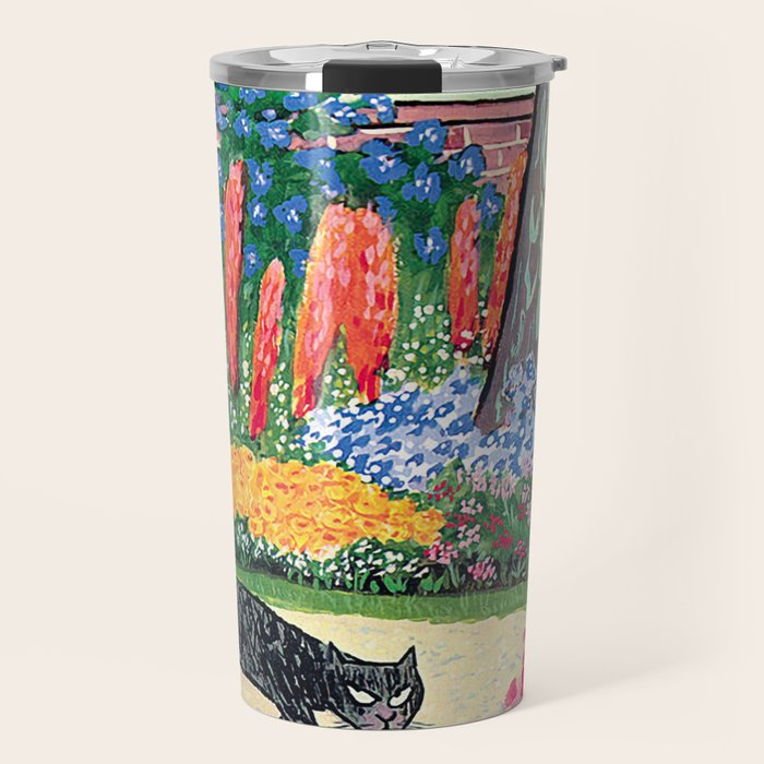 The New Yorker - Black Cat Travel Mug Gallery Image 1