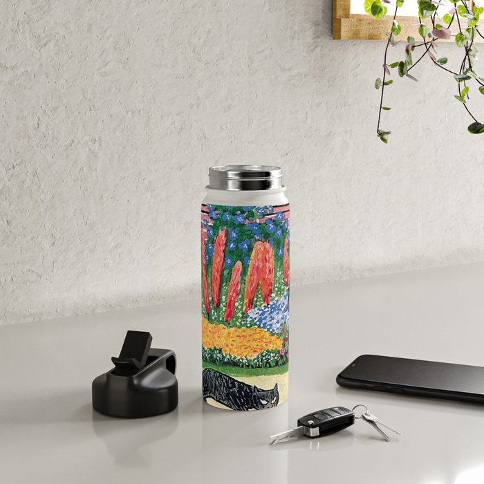 The New Yorker - Black Cat Water Bottle Gallery Image 4