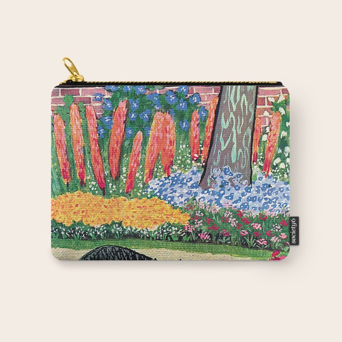 The New Yorker - Black Cat Carry All Pouch Gallery Image 1