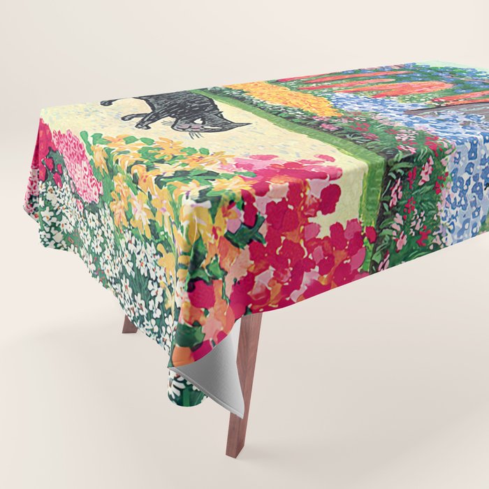 The New Yorker - Black Cat Tablecloth Gallery Image 1