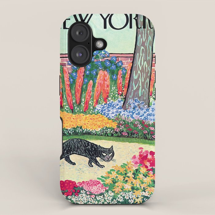The New Yorker - Black Cat iPhone Case Gallery Image 1