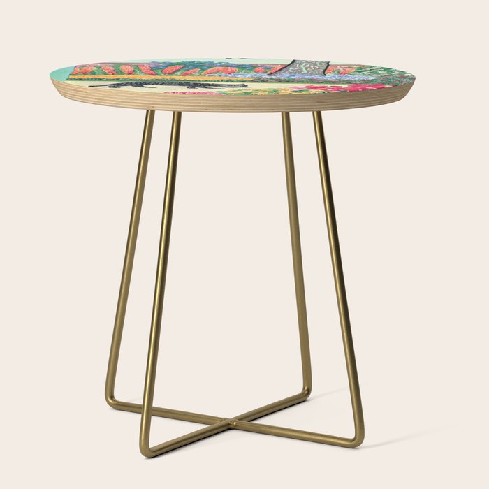 The New Yorker - Black Cat Side Table Gallery Image 1