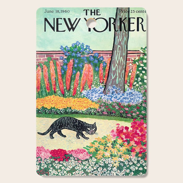 The New Yorker - Black Cat Cutting Board Gallery Image 1