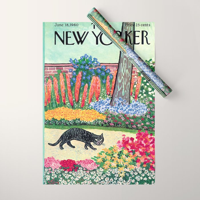 The New Yorker - Black Cat Wrapping Paper Gallery Image 1