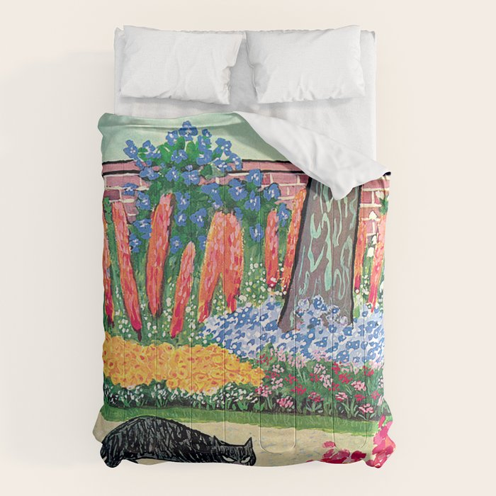 The New Yorker - Black Cat Comforter Gallery Image 6