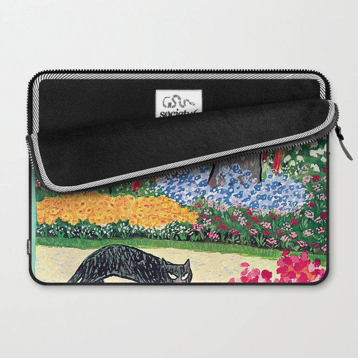 The New Yorker - Black Cat Laptop Sleeve Gallery Image 2