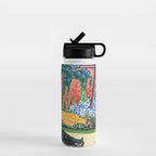 The New Yorker - Black Cat Water Bottle Gallery Image 1