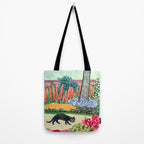 The New Yorker - Black Cat Tote Bag Gallery Image 2