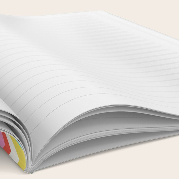  Wavy Stripes II - 60s Candy Rainbow Notebook Gallery Image 2